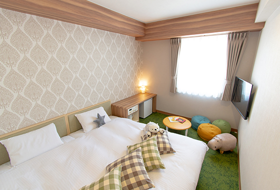 <antibacterial specifications> Share beds Double room